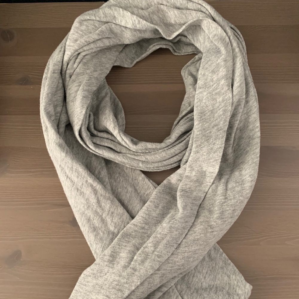 Grey Jersey Scarf